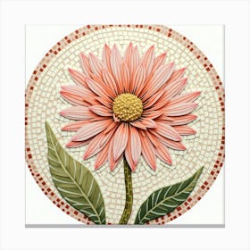 Flux Dev A Vibrant Mosaic Depiction Of A Blush Dandelion Compo 0 Stampe su tela