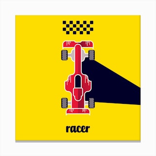Racer Five Canvas Print
