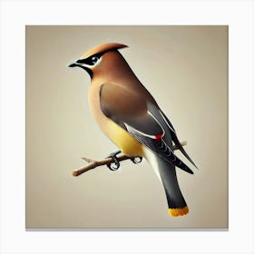 Waxwing Canvas Print