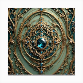 Ornate Art Canvas Print