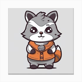 Raccoon Canvas Print