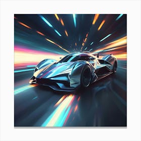 Hyper Speed Car 2 Canvas Print