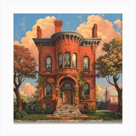 Victorian House 1 Canvas Print