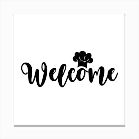 Welcome Sign 1 Canvas Print