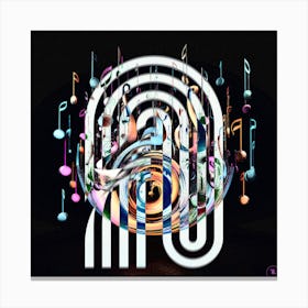 Music Notes Canvas Print