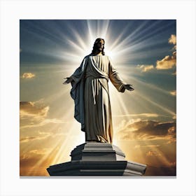 Statue Of Jesus 6 Canvas Print