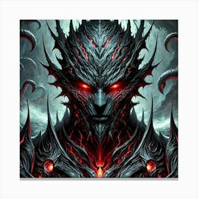 Lord Abyssion Portrait Canvas Print