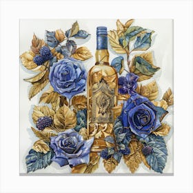 Blue Roses Canvas Print