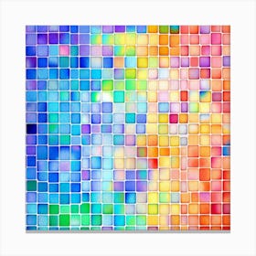 Mosaic Tile Background 4 Canvas Print