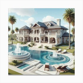 Chateau Canvas Print