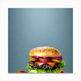 Burger 3 Canvas Print