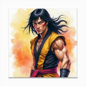 Mortal Kombat Ninja Fighter Concept Art (194) Canvas Print