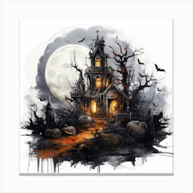 Haunted House 1 Canvas Print