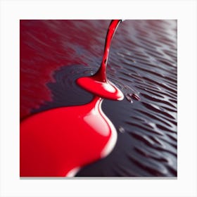 Drizzle art Canvas Print