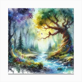 Tree In The Forest 1 Canvas Print