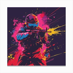 Paintball 3 Canvas Print