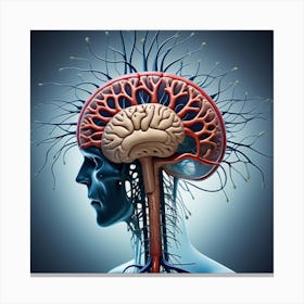 Brain And Spinal Cord 5 Canvas Print