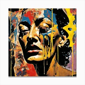 Woman'S Face 1 Canvas Print