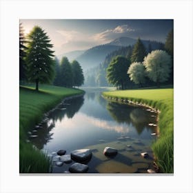 Landscape Hd Wallpaper 1 Canvas Print