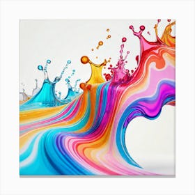 Psychedelic Waves Canvas Print