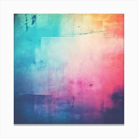 Retro Gradients Colors Grainy Texture Background Abstract Modern Vintage Faded Pastel Lay (8) Canvas Print