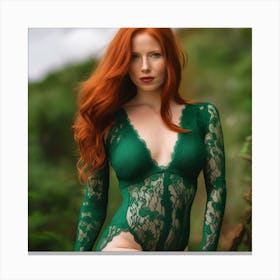 Emerald Linger Canvas Print