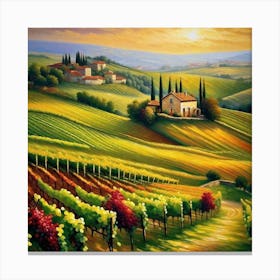 Tuscan Countryside 16 Canvas Print