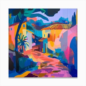 Abstract Travel Collection Granada Nicaragua 4 Canvas Print