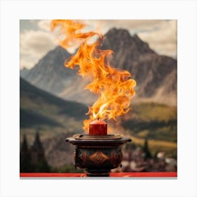 Incense Burner Canvas Print