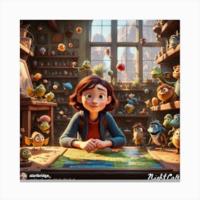 Disney Pixar'S Frozen Canvas Print