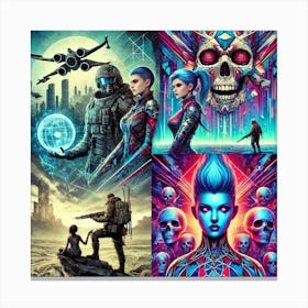 Sci-Fi Art Canvas Print