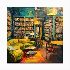 Bookshop Canvas Print