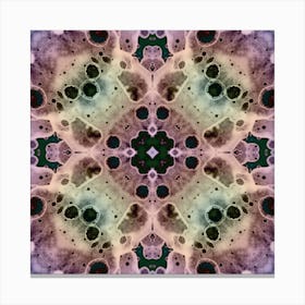 Abstract Watercolor Flower Pattern Canvas Print