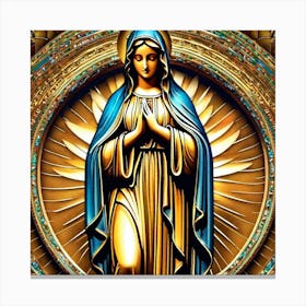 Virgin Mary 37 Canvas Print