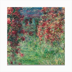 Claude Monet'S Garden 3 Canvas Print