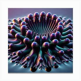 3d Rendering Of A Flower 1 Canvas Print