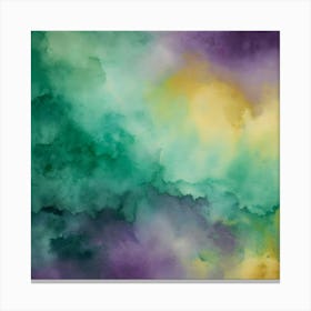 Abstract Watercolor Painting 3 Canvas Print