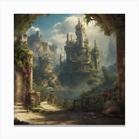 Fantasy Castle 46 Canvas Print