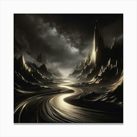 Dark Valley Canvas Print