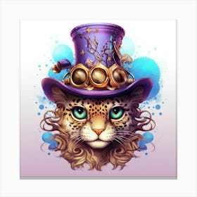 Steampunk Cat 9 Stampe su tela