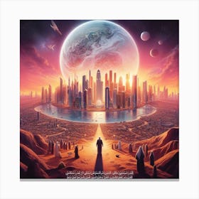 City Of The Future Canvas Print