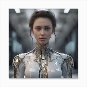 Robot Woman 8 Canvas Print