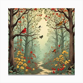 Magical Meadow Serenity In The Meadow (1) Canvas Print