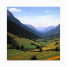 Swiss Alps Canvas Print