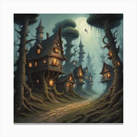 Dark Forest Canvas Print