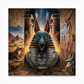 Egyptian pharaoh 2 Canvas Print