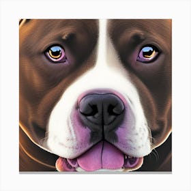 Staffordshire Bull Terrier Canvas Print