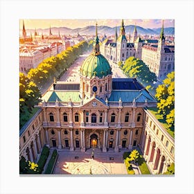 City Of Vienna 1 Canvas Print