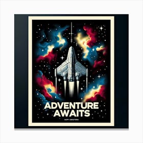 Adventure Awaits 1 Canvas Print