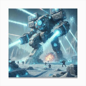 Glacial Behemoth Canvas Print